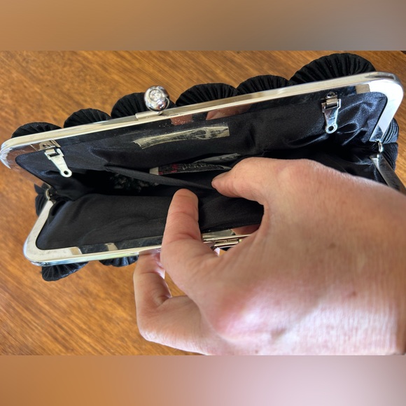 Charming Charlie Black Clutch - Picture 2 of 4